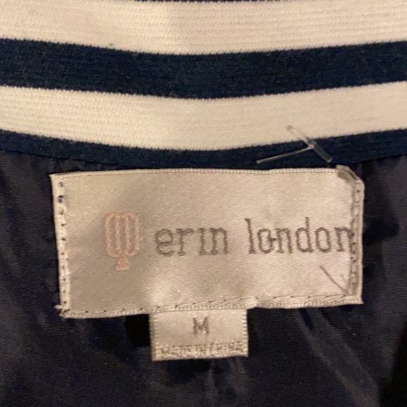 Erin London Navy & cream striped jacket - Picture 5 of 5